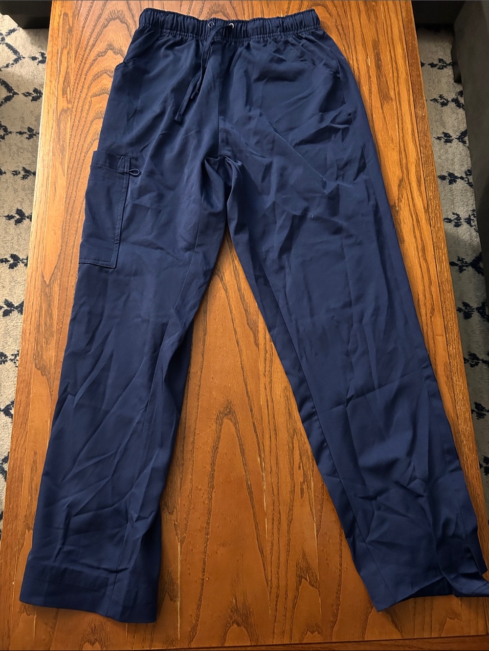 Women's Navy Elastic-Waist Scrub Pants -Mini Marilyn by Medichic - size S